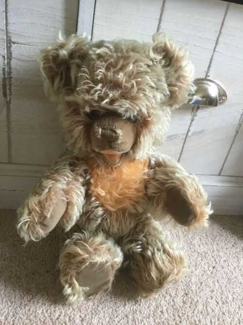 Vintage Steiff mohair ZOTTY Teddy Bear - with ear button - 12 sitting