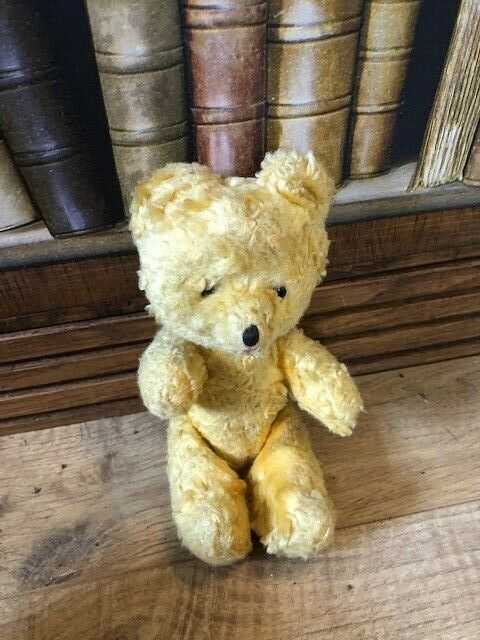 Antique / Vintage Jointed Teddy Bear - 8 inches, Straw Filled - poss 1920s
