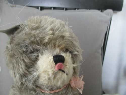 antique  vintage chiltern cat great with bear display