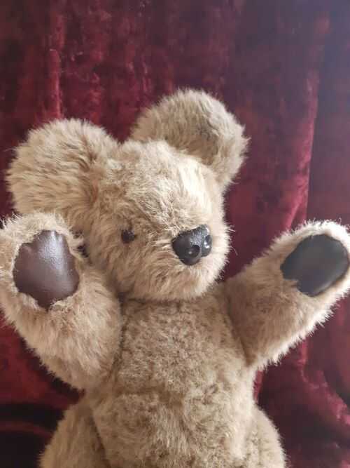 Vintage  1950s Jointed  Kola Teddy Bear