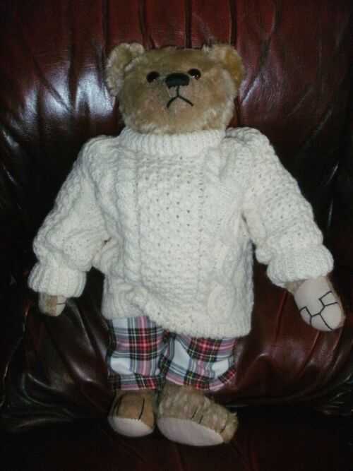 Farnell mohair teddy bear 20'' Sensitively restored