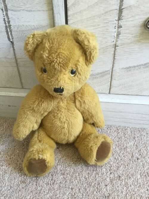 Vintage English Teddy Bear - with label - 10