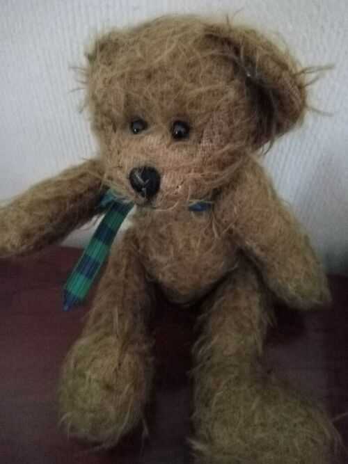 small vintage  teddy bear    9in