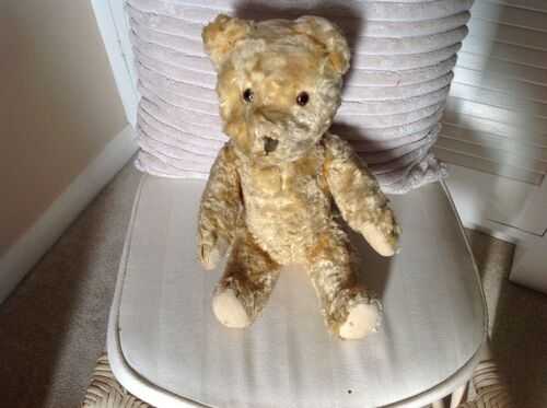Vintage/Antique 1950s Lovable 15inch Silk Plush Teddy Bear