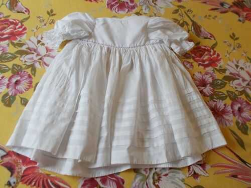 Very Pretty Old Dress - Hand Stitched Detailing - Large Dolls / Bears