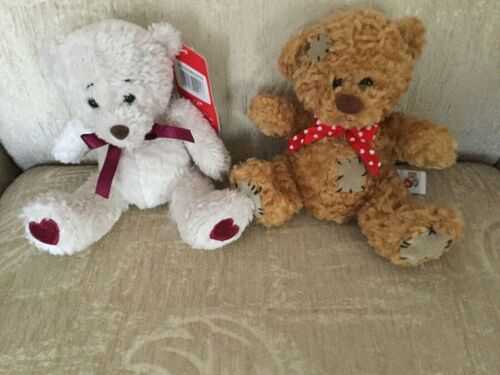 2 teddy bears by Metro Toys in unused condition tags on one