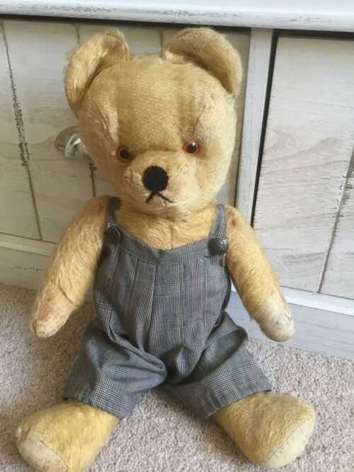 Vintage  Mohair Teddy Bear - Grumpy - 18