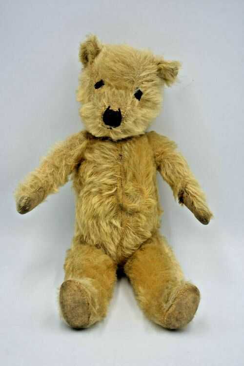 Early English Teddy Bear,Jointed,Felt Pads,Growler Not Working. Very Cute !!