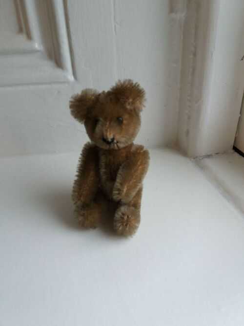 Rare German vintage miniature (3.5 inch) Schuco Janus Yes / No / Tricky bear