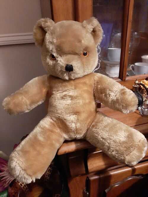 Vintage 1970's Mohair Teddy Bear