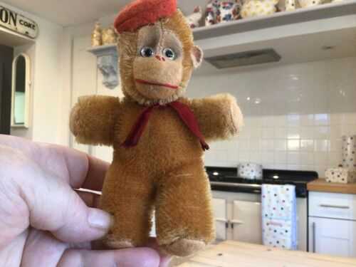 Antique vintage miniature monkey,small toy jacko monkey,bears pal.Schuco?