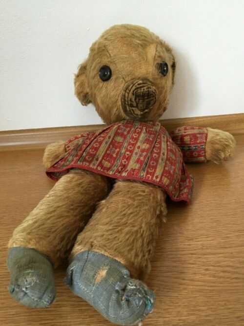 Very RARE    Vintage INDIAN  Teddy Bear from Bombay