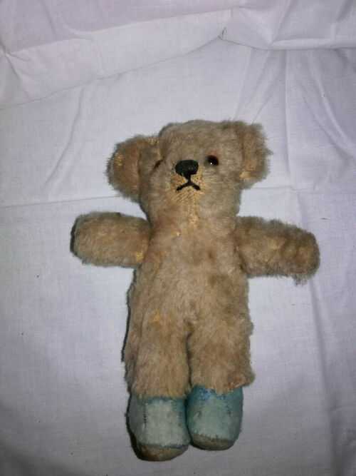 Old small unjointed Chad valley bear
