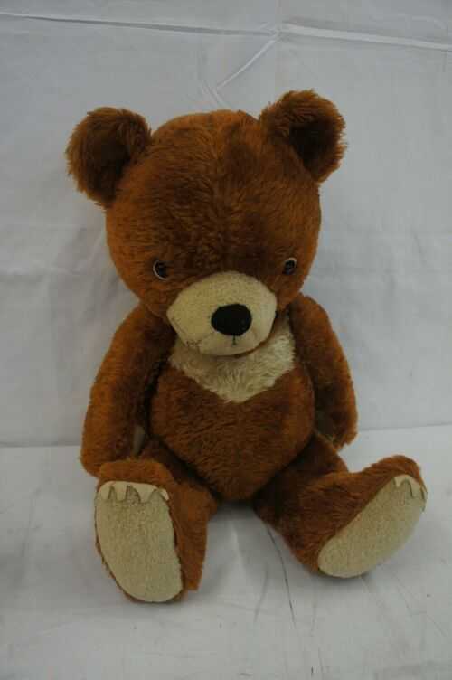 Old Vintage Retro Jointed Teddy Bear - Large Stuffed Animal - Approx 26