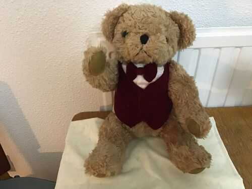 Vintage fully jointed plush bear 18 inches high