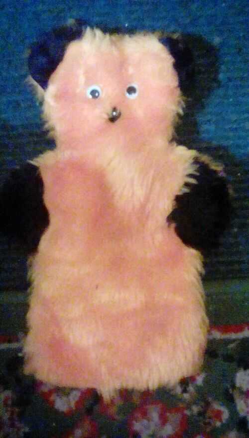 vintage Hand Puppet, Felt,very rare,only one in the world lol