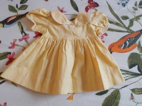Sweet Vintage Yellow Dress - Bears / Dolls