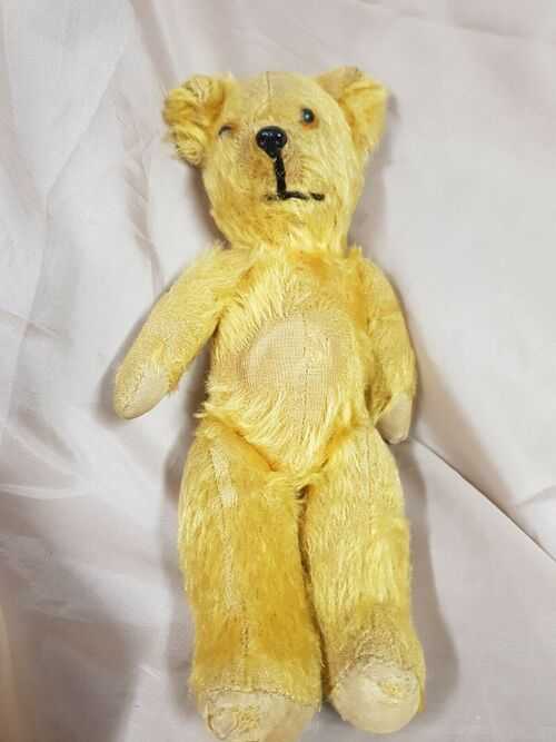 VINTAGE PEDIGREE SMALL JOINTED TEDDY BEAR  C1950S 11