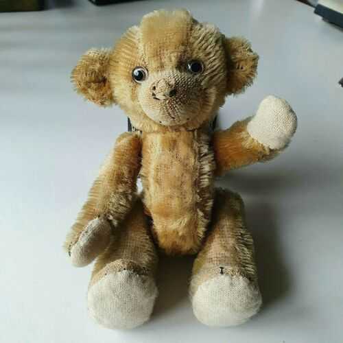 Rare Antique Teddy Bear Mohair 8