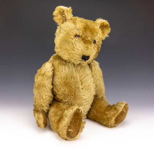 Vintage Large Chiltern Gold Plush Hugmee Teddy Bear - Lovely!