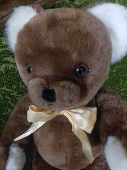 Vintage Nylena Teddy Bear, Large Jointed Teddy Bear 20