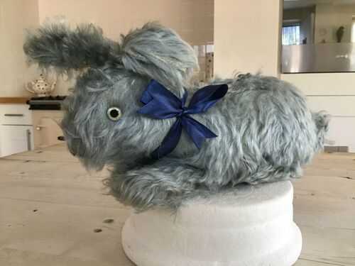 Antique vintage Farnell  Rabbit,1930,s blue toy bunny rabbit.Bears chum.