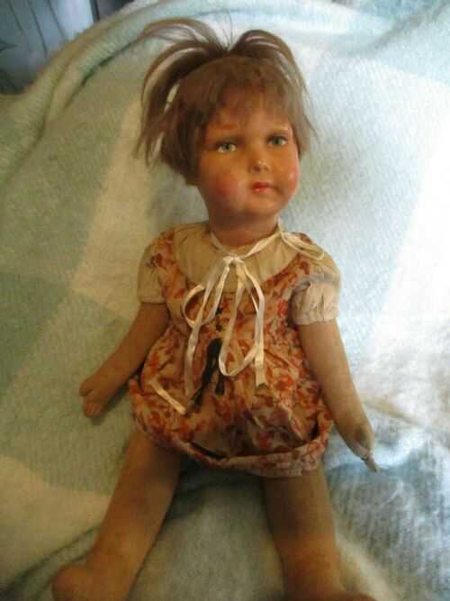 vintage doll made in kathe kruse style