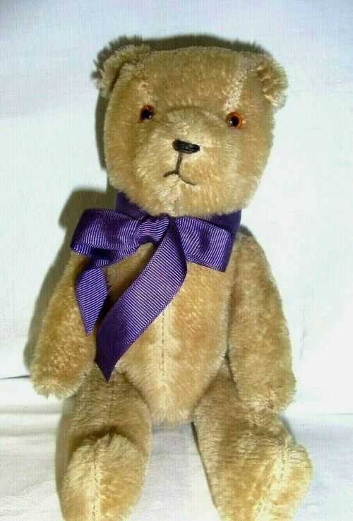 OLD TEDDY BEAR LOOKING FOR NEW HOME - 25 CM TALL