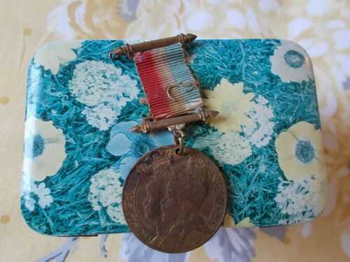 Very Old Coronation Medal - Tatty Ribbon - Great for Display