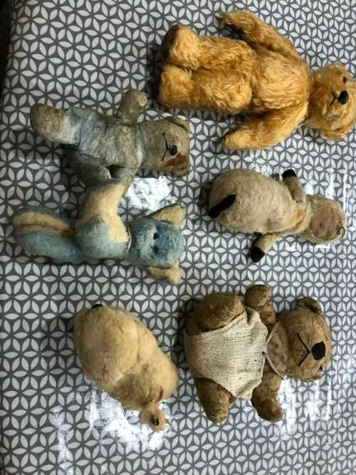 6 VINTAGE TEDDY BEAR FOR LOVE CLEANING AND RESTORATION