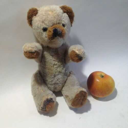 A Small Vintage antique articulated jointed Teddy bear / 1950s