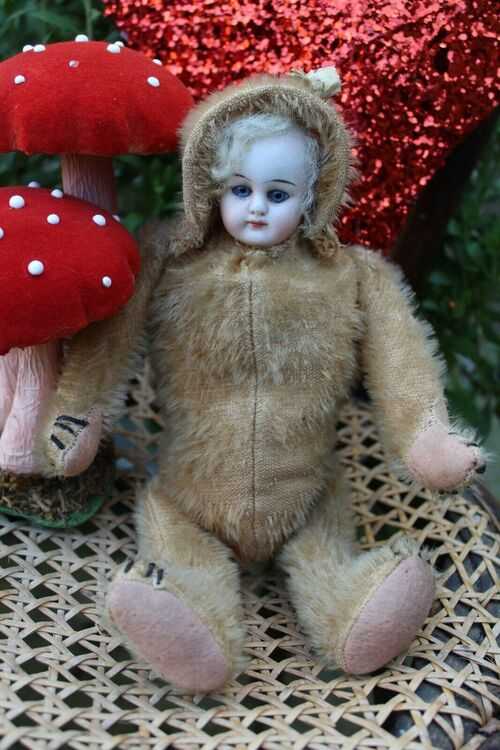 Rare American Teddy Bear Doll c1907