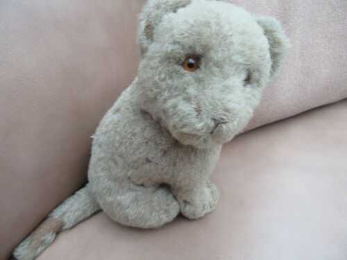 Vintage Mohair Cat - Soft Toy - Jointed Neck -1940/50's