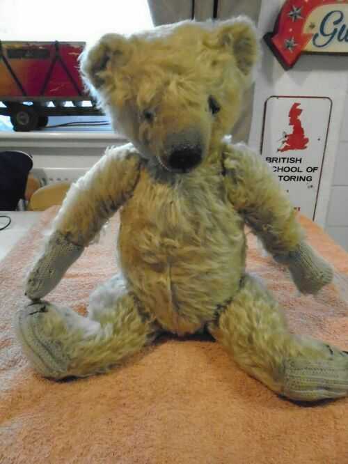 ANTIQUE IDEAL ? TEDDY BEAR  19 1/2 INCHES