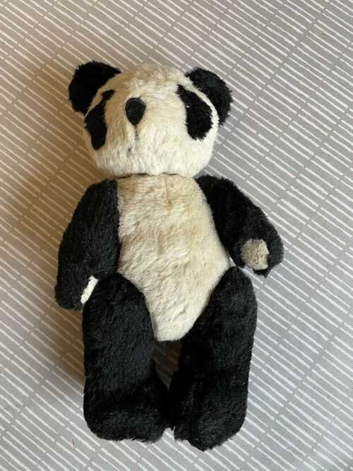 Vintage Jointed Panda Bear Toy