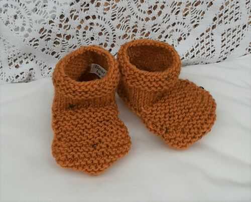 *BEAR KNITS* Hand Knitted big boots for big bears fit up to 5