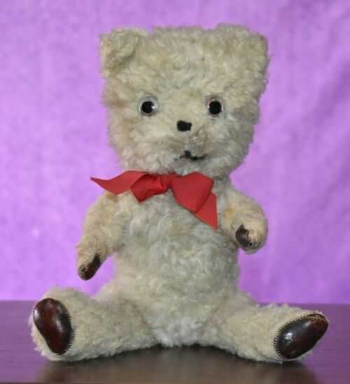 Vintage Sheepskin Teddy Bear