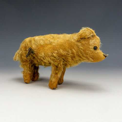 Antique Walking Teddy Bear Automaton - Well Loved But Unusual!