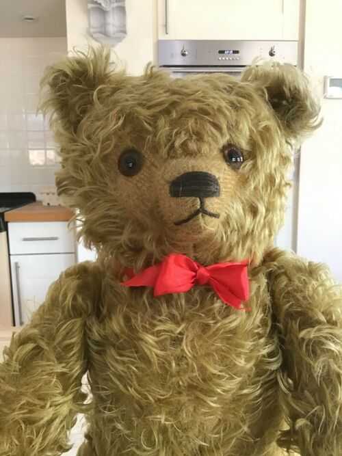 Antique vintage Bear,German Jopi toy teddy bear,18 inches,1930s