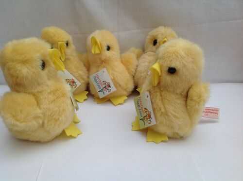 Hermann Teddy bears 5 Easter chicks