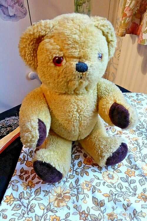 Vintage teddy bear jointed
