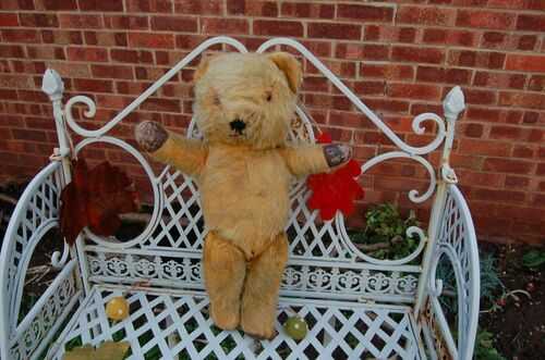 RESTORATION PROJECT 2 - needs Help TLC - Old Antique English loved Teddy Bear