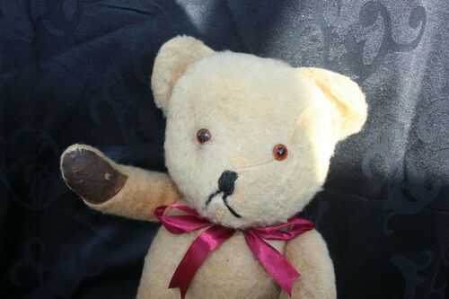 Chad Valley Straw filled jointed Teddy Bear.