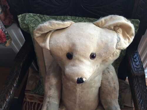 vintage teddy bear 25 inches needs a clean