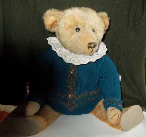 ANTIQUE RARE EARLY CINNAMON COLOUR GERMAN TEDDY BEAR 22 INCHES CIRCA 1910