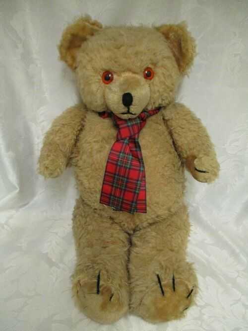 Vintage Large Growler Teddy Bear, Fully Jointed, Traditional, 28