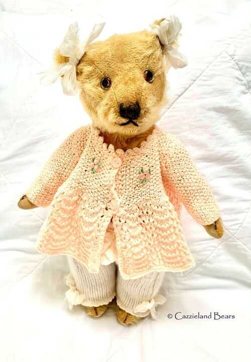 Old antique / vintage Chiltern Teddy bear  -  15
