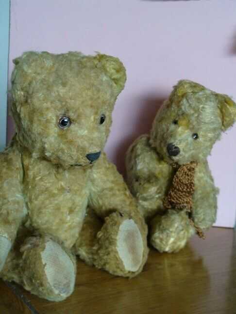 Two small Old Teddy Bears