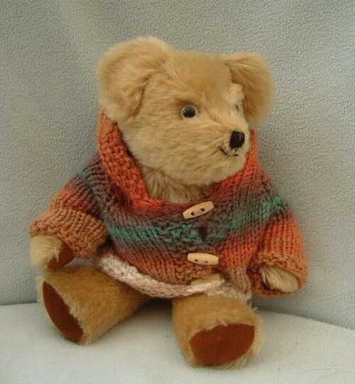 Adorable whimsical mohair jointed teddy bear - 10