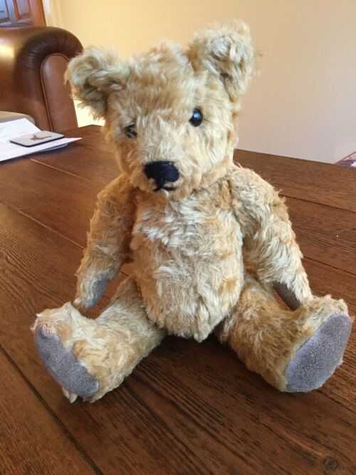 old teddy bear.This sweet little bear is in lovely condition for his age.